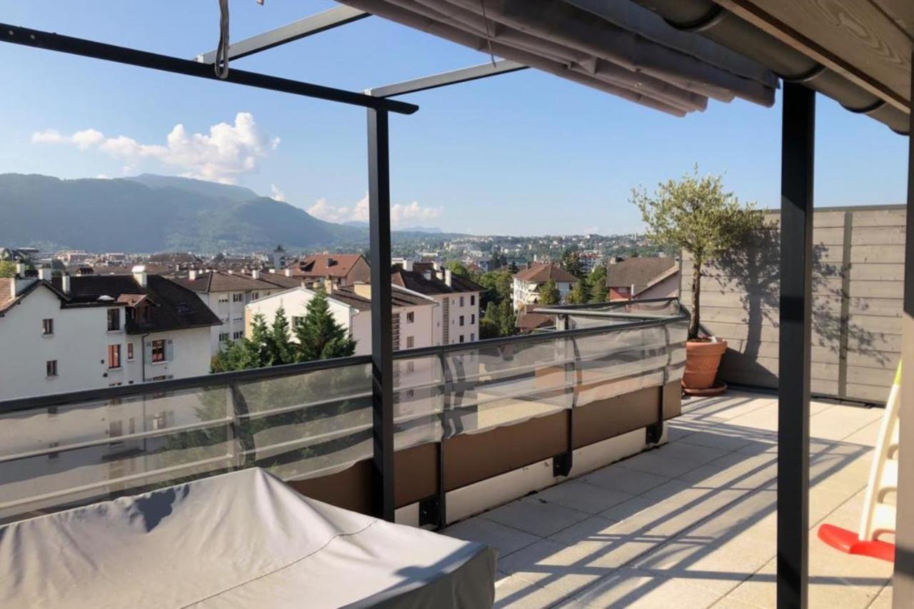 Penthouse Flat South-Facing Terrace - Welkeys Daire Annecy Dış mekan fotoğraf